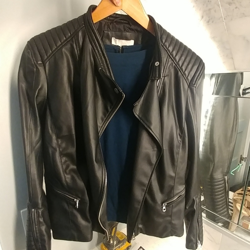 Faux Biker Jacket